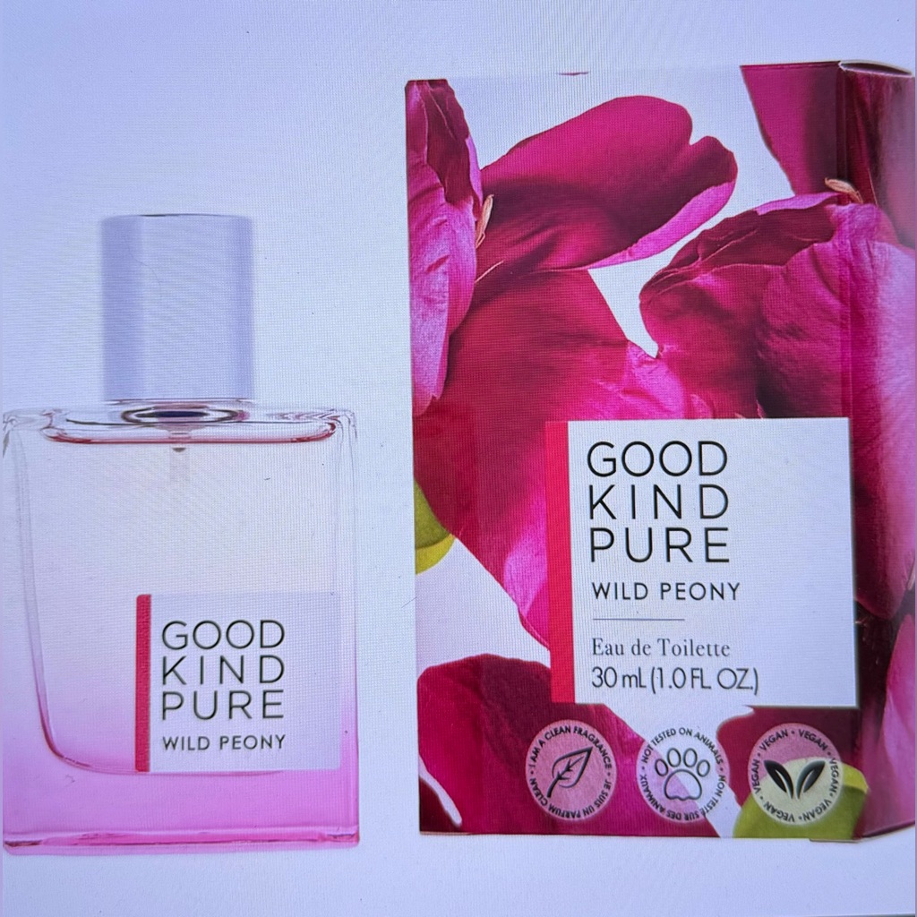 Brand New Good Kind Pure Wild Peony Eau De Toilette Spray 1 Oz